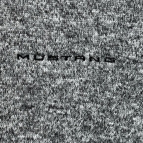 Ford Mustang Jacket Women L Gray Full Zip Fleece Embroidered Logo - Picture 7 of 13